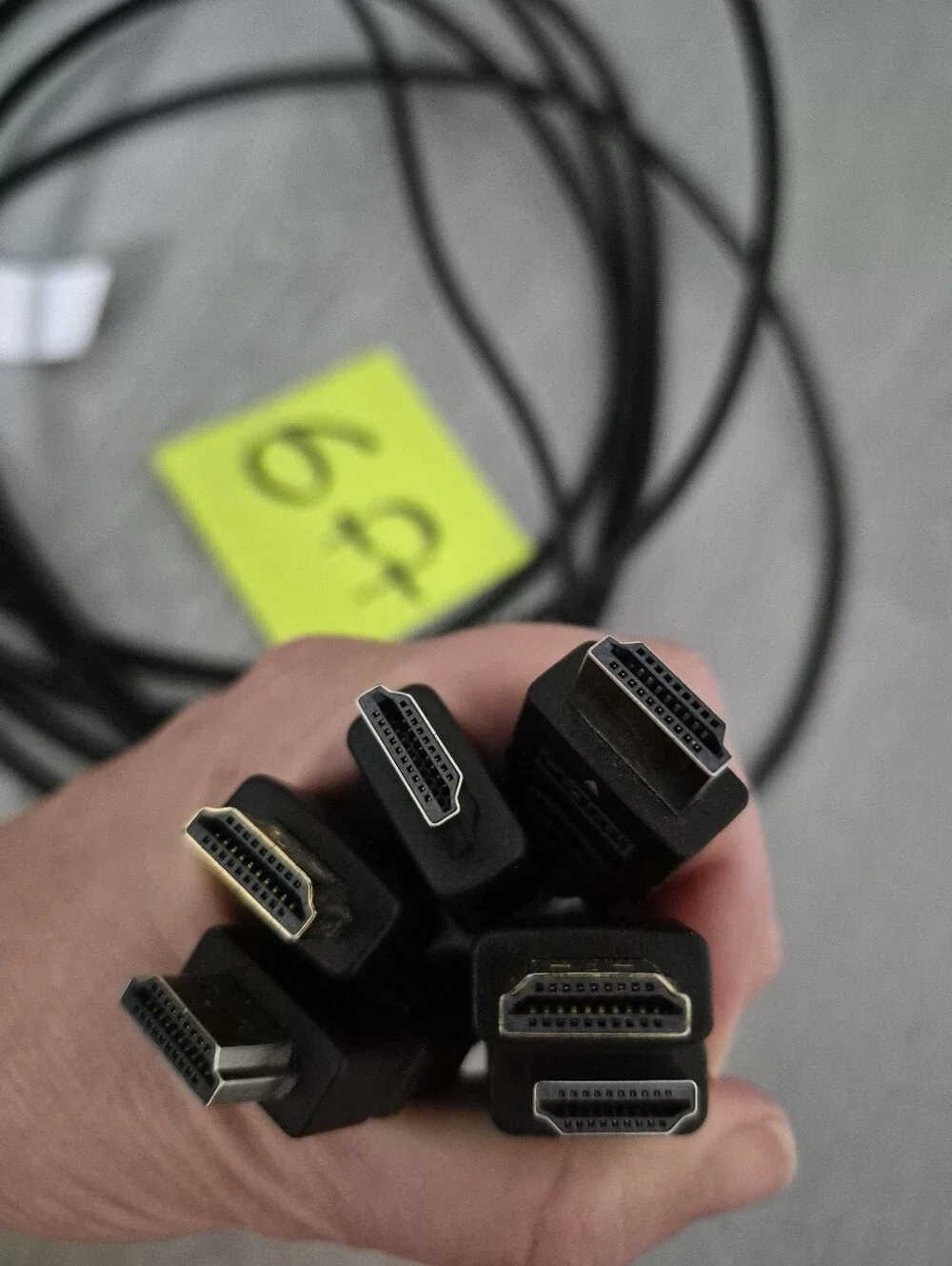 (3) HDMI Ethernet Cords 6 Feet Black